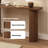Gennari 55'' Fluted Wood Console Table with Semicircular Legs-1619552718