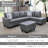 Jayzen 3 - Piece Vegan Sectional-1119954545-1094079078-1094079077