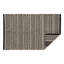 Tapis rayé noir en coton fait à la main Culloden-370969409