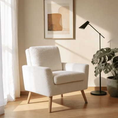 Elmick Upholstered Accent Armchair