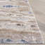 Abstract Hand Knotted Blue/Beige Area Rug-1574977080