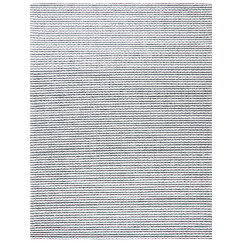 Tapis gris clair / blanc en laine tissé à plat Perry, Rectangle 10 pi x 14 pi