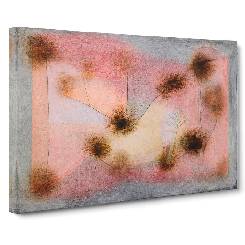 Hardy Plants by Paul Klee - Wrapped Canvas Painting, 40cm H x 60cm W x 3cm D