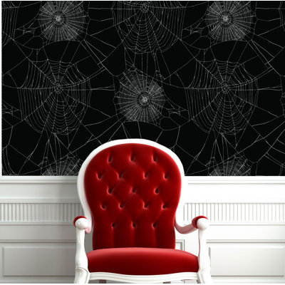 Rouleau de papier peint mat h 36 po x l 8 pi fouillis web