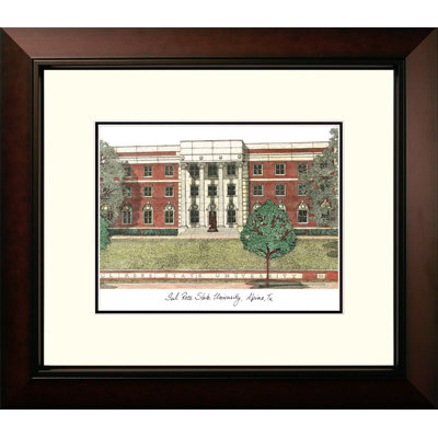 NCAA Sul Ross Lobos Legacy Alumnus Lithograph Picture Frame