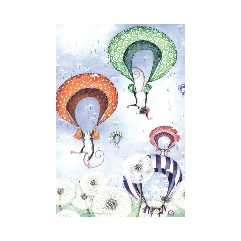 Free Fall by Maggie Vandewalle - Wrapped Canvas Painting, 101.6 cm H x 66.04 cm W