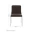 Camelot 45cm H Upholstered Metal Side Chair in Black