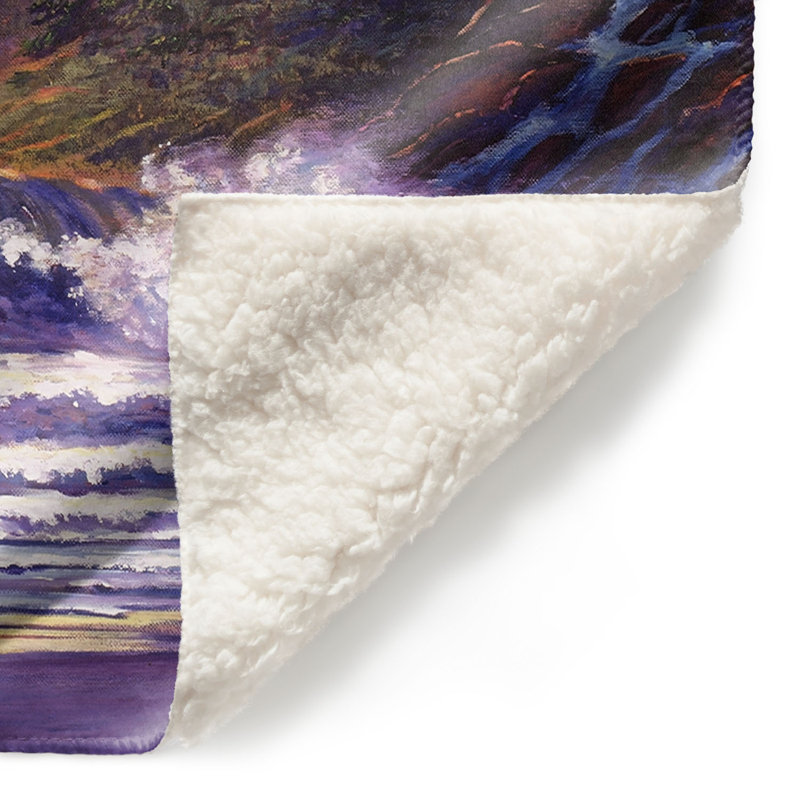Hand Woven Throw Blanket, 68" x 80"