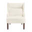 Siège beige contemporain - revêtement en chenille, contreplaqué élégant salon chenille, contreplaqué, largeur de 22 po-550298958