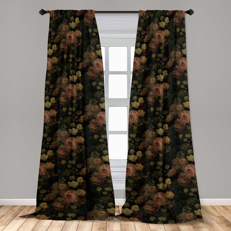 Semi Sheer Curtain Pair