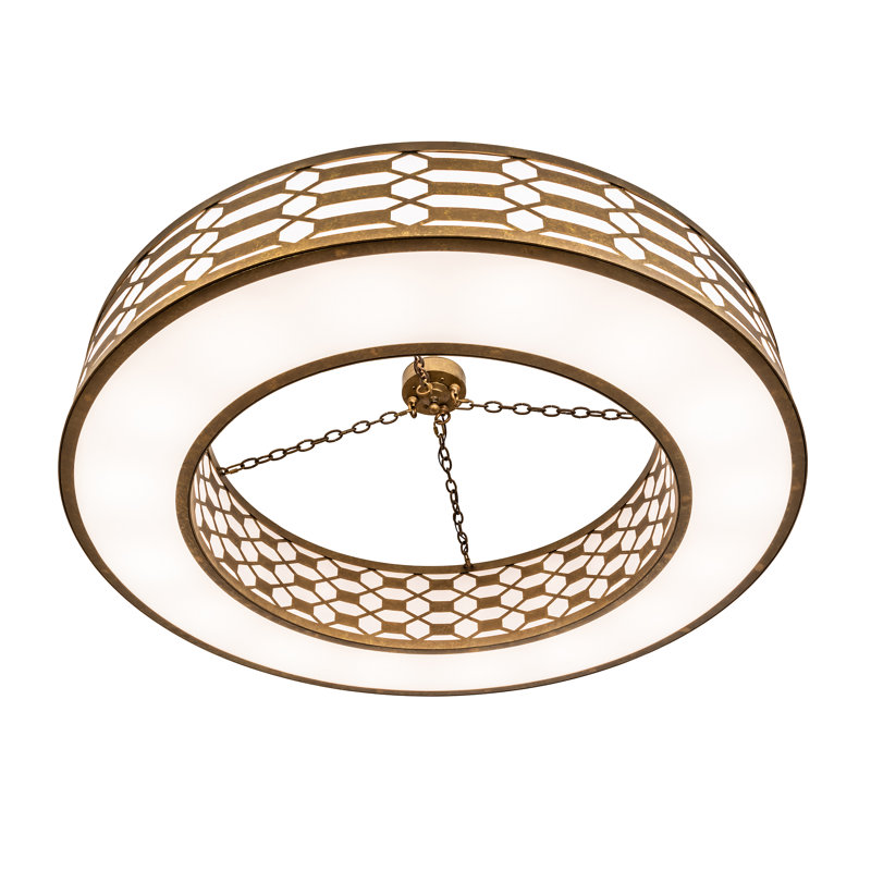 Watermere 16 - Light Dimmable Drum Chandelier