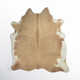 Charlize Hand Curated Cowhide Contemporary Whitish Beige 13 Area Rug