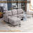 78.2"wide Upholstery Sofa With Square Arms-76431641