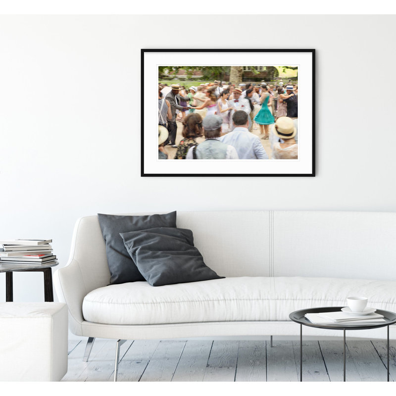 Roaring 20S Party - Picture Frame Photograph on Paper , 22.5" H x 31.5" W, Black Framed