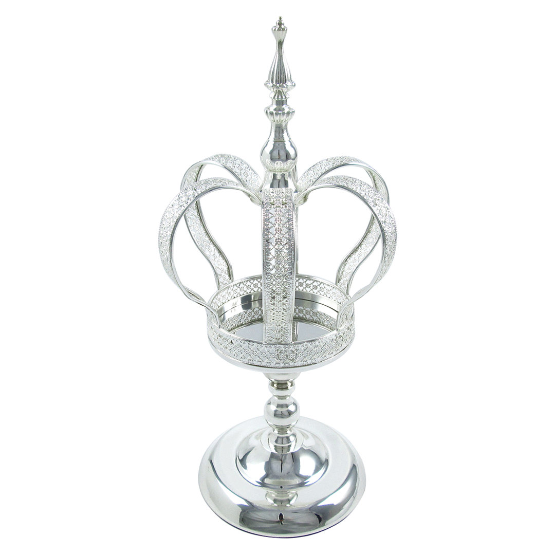 Shanon Royal Crown Decor Centerpiece with Stand Rosdorf Park 