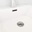 23,6 po X P 19,7 po P x 22,4 po Meuble-lavabo mural simple H noir avec plateau en résine blanche