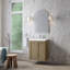 Meuble-lavabo simple 23,63 po Chianti avec plateau en pierre reconstituée