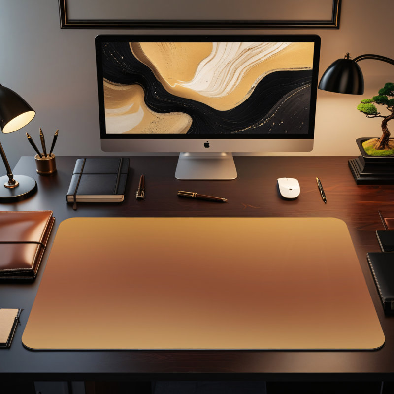 Polyester Desk Pad, 23.6x13.8