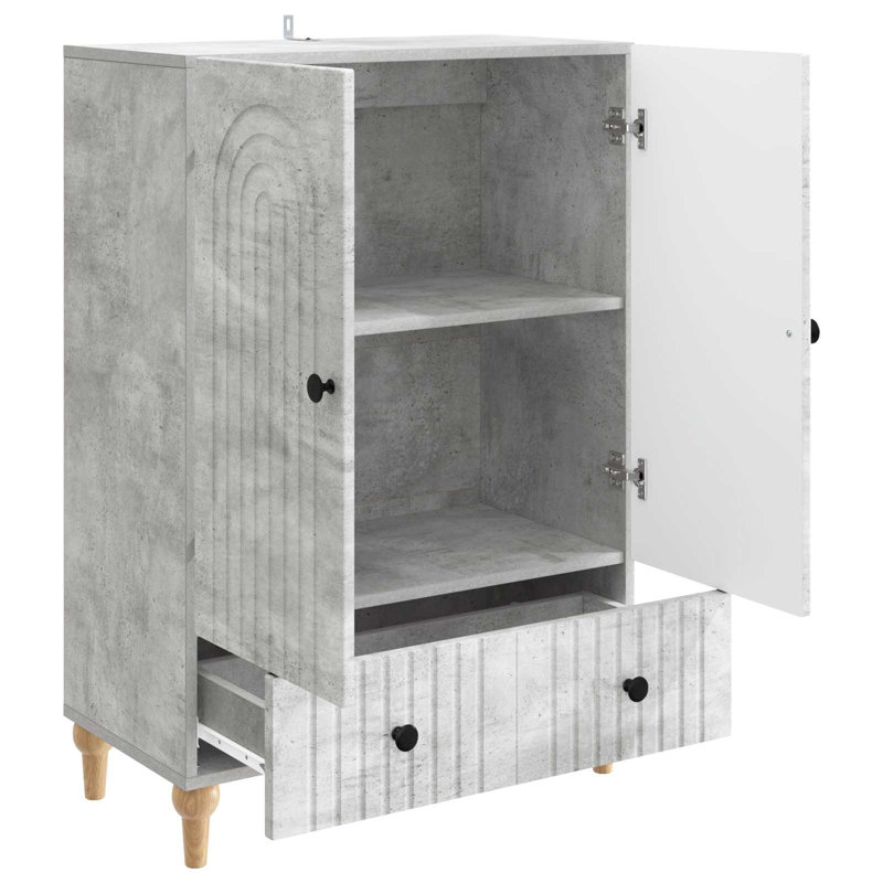 66cm Sideboard, Concrete Grey