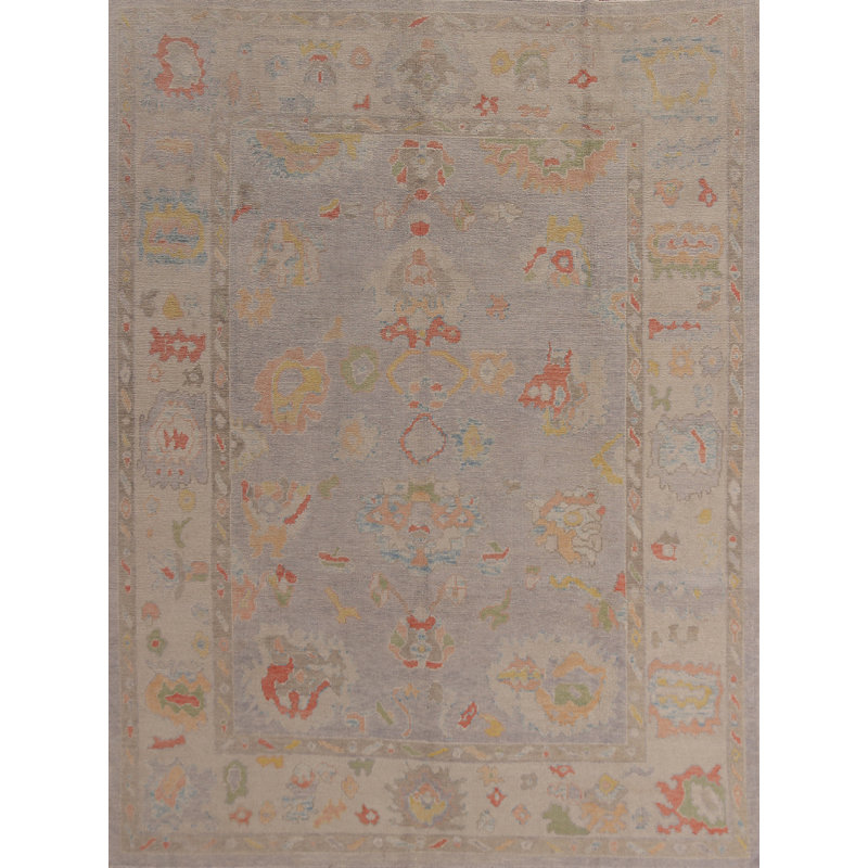 Tapis turc clair Oushak 8 x 10