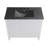Cascade 36 in. White Oak Bathroom Vanity With Black, 3-Hole Ceramic Sink Top-100841270-100841267