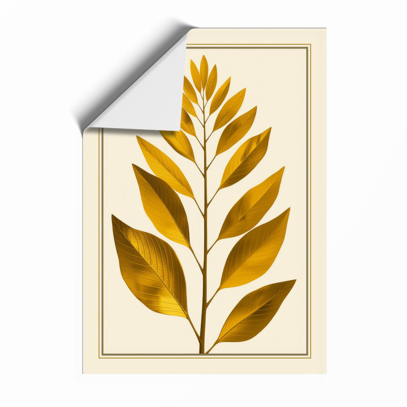 Single Stem Study Botanical - Framed Print, Unframed, A2 - 59.4 x 42.0 cm