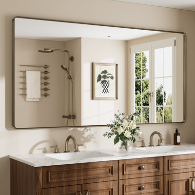 Miroir de salle de bain mural Llesenia