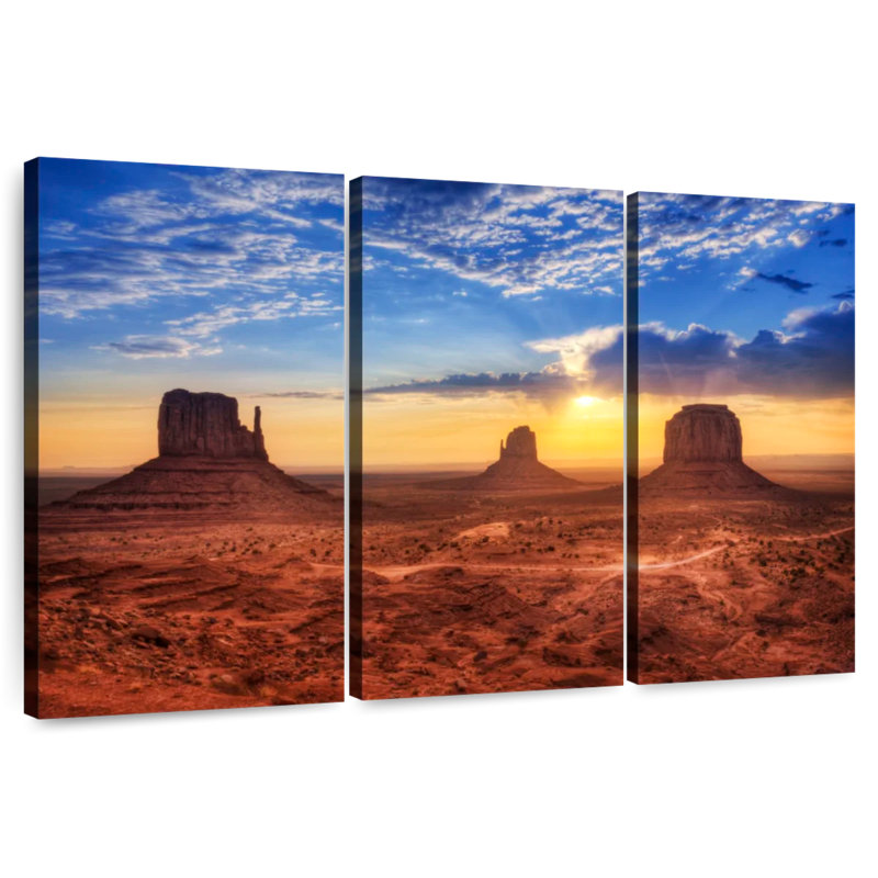 Alvord Monument Valley en Arizona, H 32 po x l 50 po