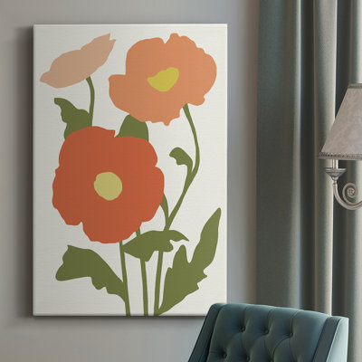 Impression sur toile graphique Botanic IV