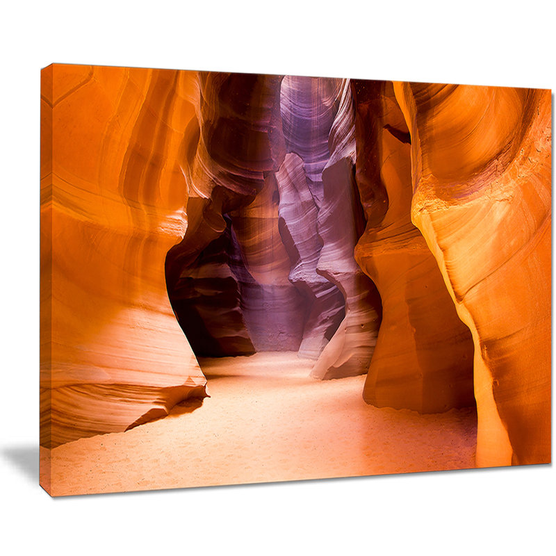 Upper Antelope Canyon - reproduction de photo sur toile tendue, H 20 po x l 20 po x P 1 po