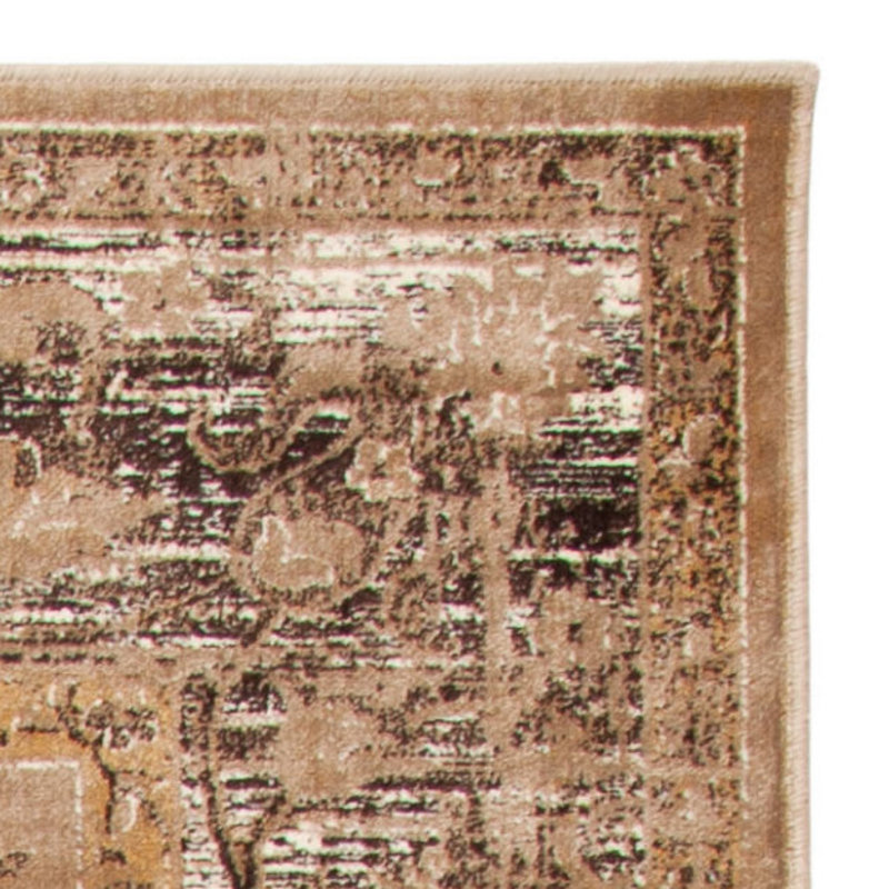 Evanoff Taupe Area Rug, Rectangle 6'7" x 9'2"