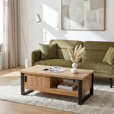 Ahlayna Frame Coffee Table with Storage