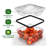 44 piece Storage Containers with Lids, Food Storage Containers with Airtight Lids 22 containers and 22 lids (22 Pack)