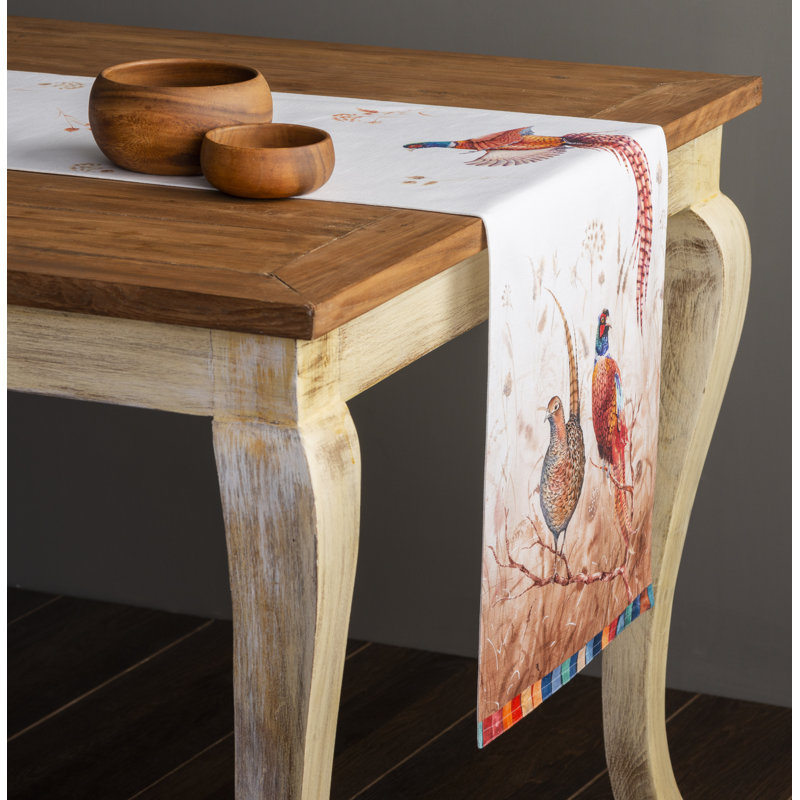100% Cotton Table Runner, 108" x 14.5"