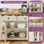 Rolling Kitchen Cart Island with 2 Drawers-617775101