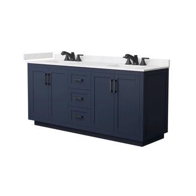 Miranda 72" Freestanding Double Bathroom Vanity