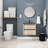 Eszti 24'' Wall Mounted Single Bathroom Vanity with Ceramic Top