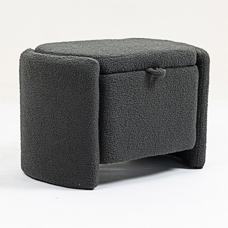 Chaise d'appoint rembourrée, Gris