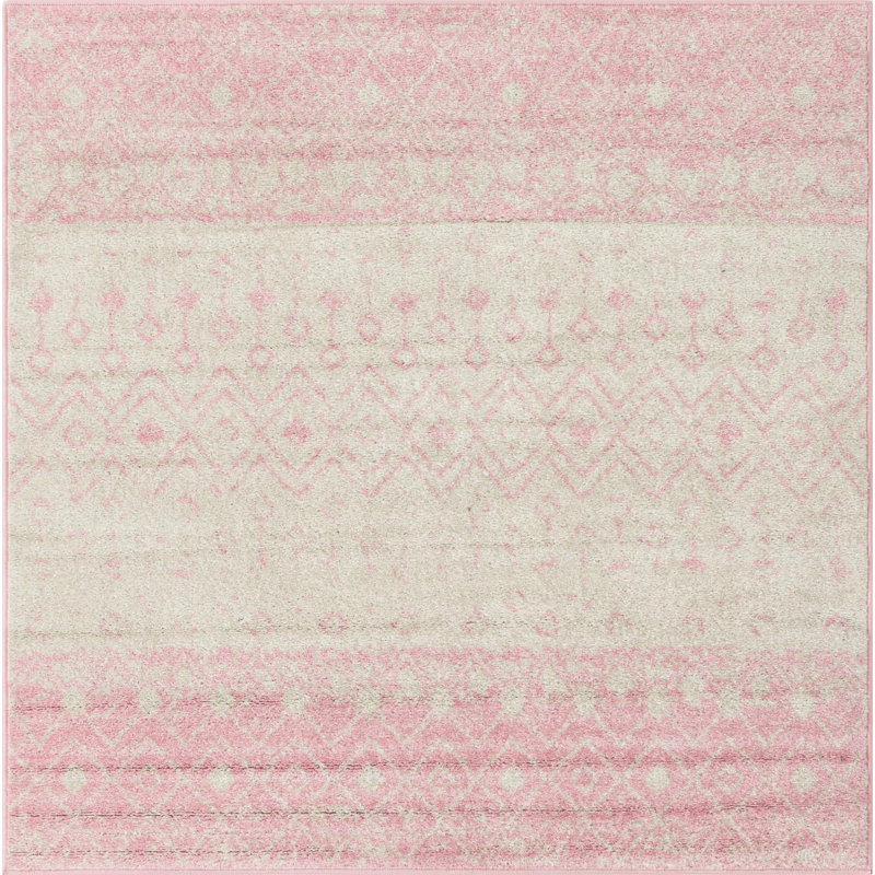 Bradley-Joe Abstract Indoor Rug, Square 5'3"