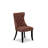 10-piece Xtenczar Dining Table Set a Rectangular Dining Table with a coffee Table and a wooden Bench and 7 Burgundy Polyester Fabric Kitchen Chair, Wire Brushed Black-124598932-124635619-124598935