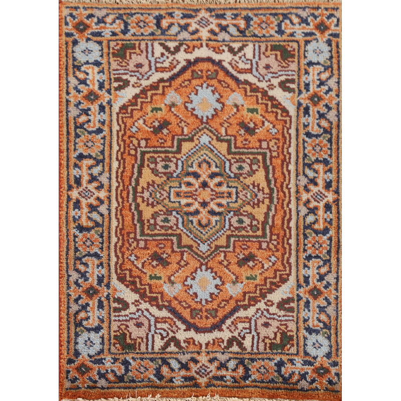 Tapis traditionnel orange orange 2x3
