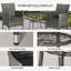2 - Person Patio Dining Set Table,