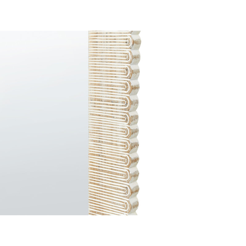 Kamthe Solid Wood Rectangle Mirror