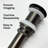 Bathroom Sink Pop Up Drain Without Overflow,Stainless Steel,Two Pieces-106360132