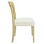 Ensemble de 2 chaises de salle à manger sans accoudoirs (frêne clair et beige)-1787215995-1787215993
