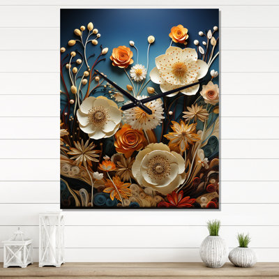 Annek - Prairies Wall Clock