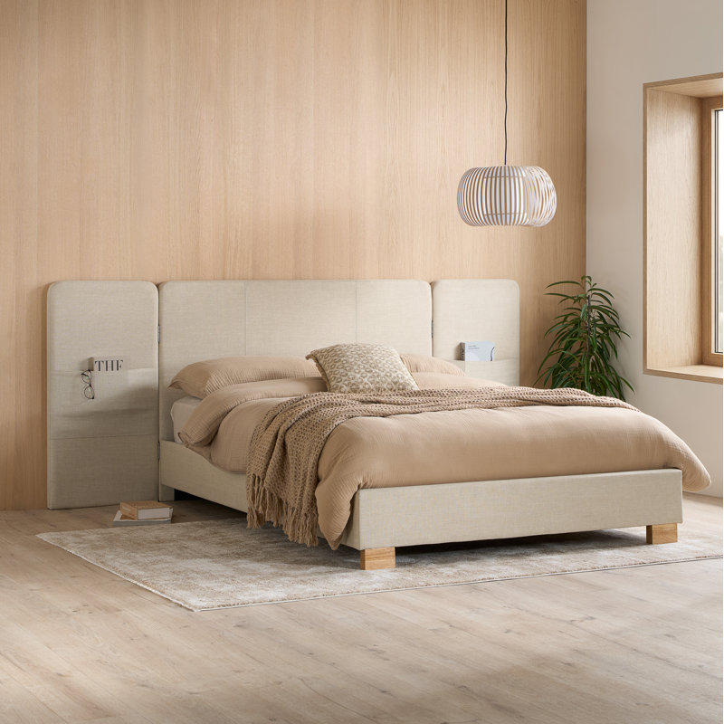 Isla Bed Beige, Kingsize (5')