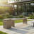 Dune Rounded Bench - Ash Brown