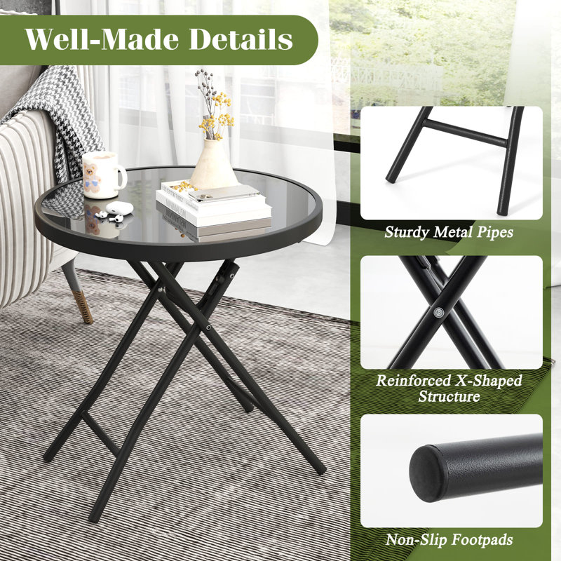 Round Outdoor Coffee Table