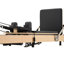 Appareil Pilates pliable Hisooth SpaceSaver, cadre en bois d'érable, machine de Pilates pour l'entraînement à domicile avec rails de glissement fluides, équipement d'exercice compact pour un entraînement complet du corps